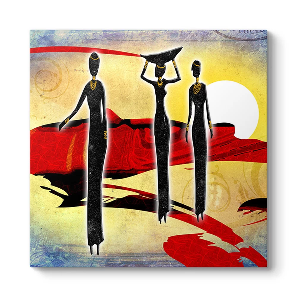 Afrikalı Kadınlar Tablosu - Model 3
